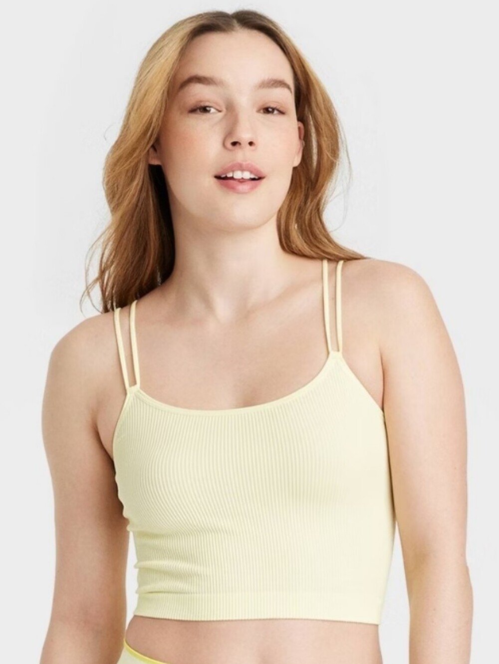 Women's Seamless Convertible Straps Brami - Colsie Yellow M